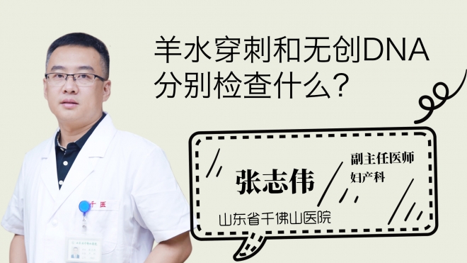 羊水穿刺和無創dna分別檢查什么？